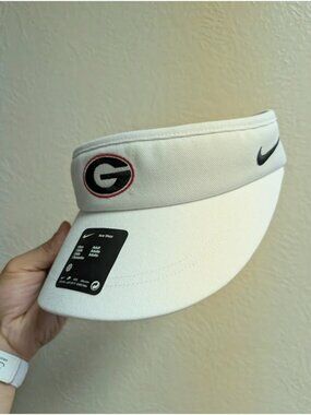 Nike Georgia Bulldogs Ace Visor White - NWT / On-Field Authentic